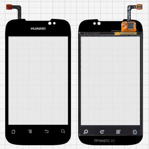Сенсорный экран для Huawei U8651, черный