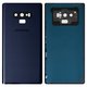 Задняя панель корпуса для Samsung N960 Galaxy Note 9, синяя, со стеклом камеры, полная, Original (PRC), ocean blue