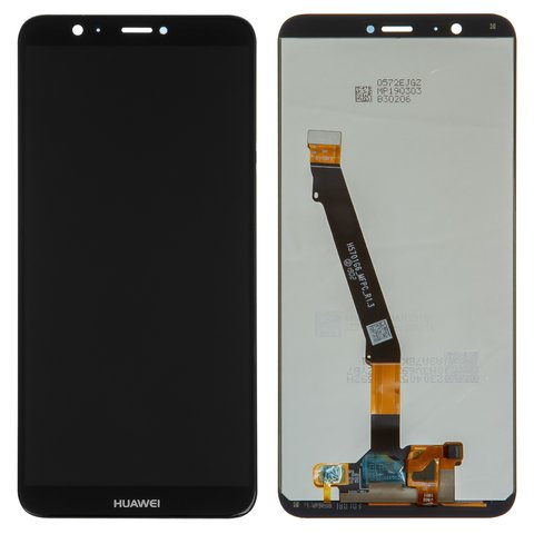 Дисплей для Huawei Enjoy 7s, P Smart, чорний, логотип Huawei, без рамки, Оригінал переклеєне скло , FIG L31 FIG LX1