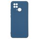 Чехол для Xiaomi Redmi 10C, черный, синий, Original Soft Case, силикон, dark blue (08)