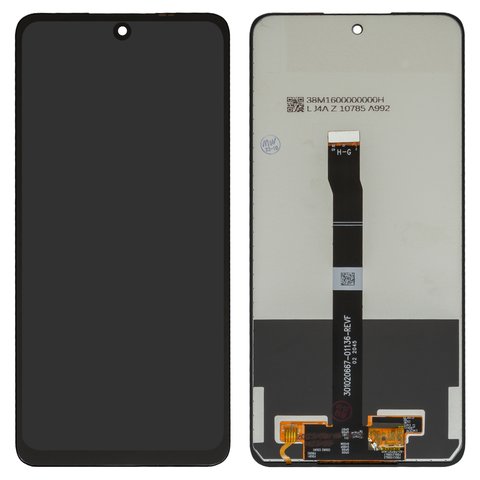 Дисплей для Huawei Honor 10X Lite, P Smart 2021 , Y7a, чорний, без рамки, Сopy, PPA LX2