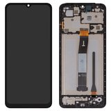 Дисплей для Xiaomi Redmi 12C, чорний, з рамкою, Original (PRC)