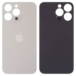 Задняя панель корпуса для iPhone 14 Pro Max, золотистая, не нужно снимать стекло камеры, Original PRC , big hole