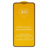 Защитное стекло для Apple iPhone 11 Pro Max, iPhone XS Max, совместимо с чехлом, Full Glue, (без упаковки), черный