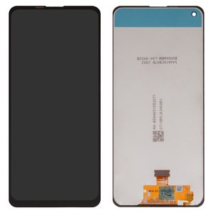 Дисплей для Samsung A217 Galaxy A21s, черный, без рамки, Box 
