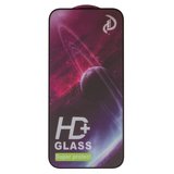 Защитное стекло для Apple iPhone 16 Pro Max, совместимо с чехлом, Full Glue, (без упаковки), черный