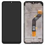 Дисплей для Infinix Smart 6 (X6511), черный, с рамкой, High Copy, X6511B/X6511/X6511E