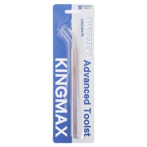 Пінцет монтажний Kingmax AAA 15, вигнутий