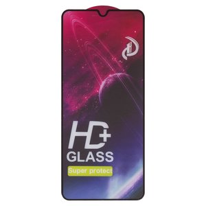 Защитное стекло для Xiaomi Poco C61, Redmi A3, Redmi A3x, совместимо с чехлом, Full Glue, без упаковки , черный