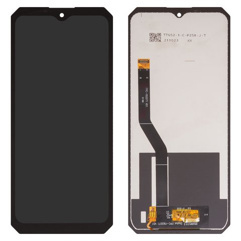 Дисплей для Oukitel WP28S, черный, без рамки, High Copy, F653327VA FPC Y92071 V01