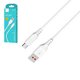 USB кабель SkyDolphin S61V, USB тип-A, micro-USB тип-B, 100 см, 2,4 А, белый
