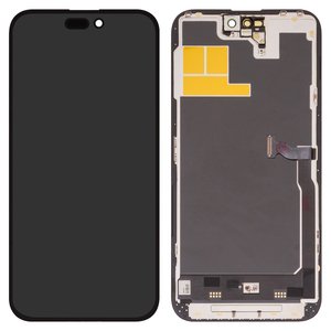 Дисплей Wextom для iPhone 14 Pro Max, черный, с рамкой, High Copy, без ошибки, OLED  soft, Diagnosable, 120Hz
