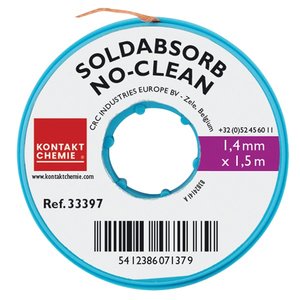 Лента оплетка Kontakt Chemie SOLDABSORB, Ш  1,4 мм, Д  1,5 м