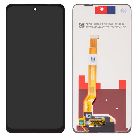 Дисплей для Realme 12 5G RMX3999 , чорний, без рамки, High Copy