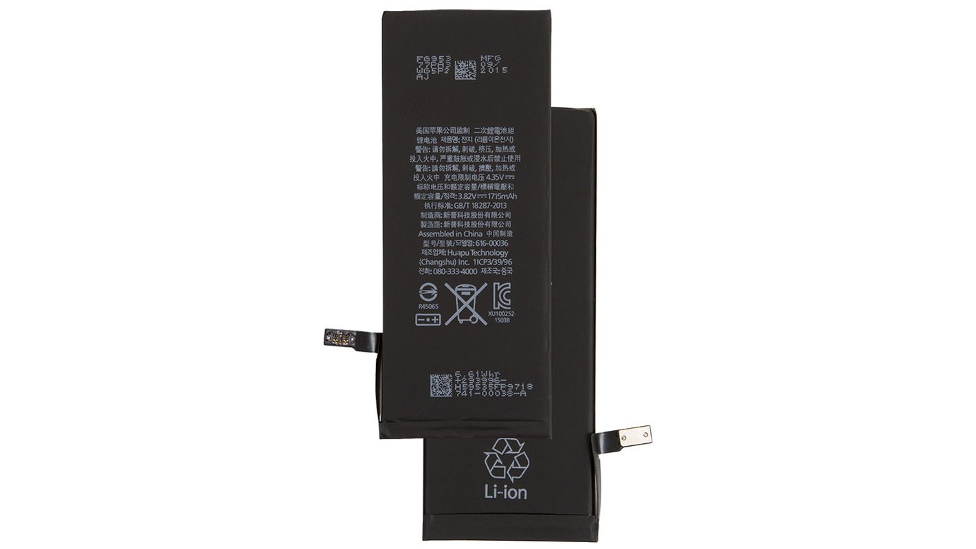 Batería puede usarse con iPhone 6 Plus, Li-Polymer, 3.82 V, 2915