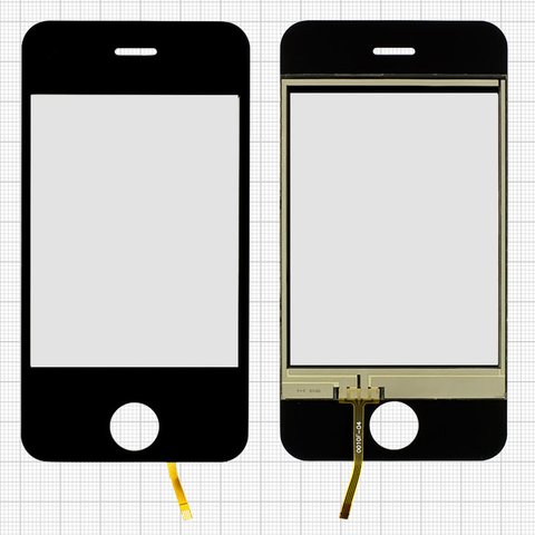 Сенсорный экран для China iPhone 4, 4s, 87 мм, тип 1, 110*57мм , 72*49мм , #0010F 04