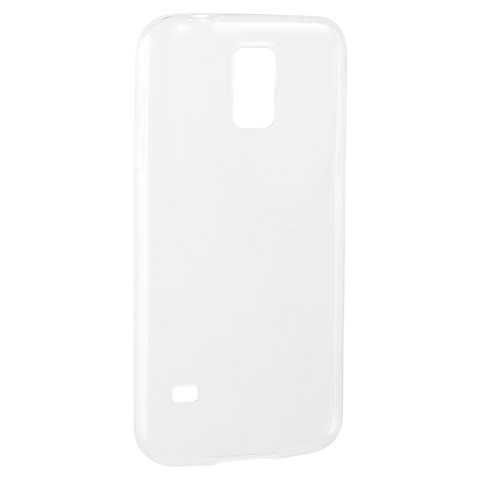Case compatible with Samsung G900F Galaxy S5, colourless, transparent, silicone 