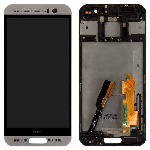 LCD compatible with HTC One M9+, black 