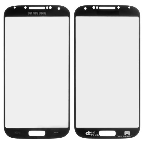 Vidrio de carcasa puede usarse con Samsung I9500 Galaxy S4, I9505 Galaxy S4, negro, Black Edition