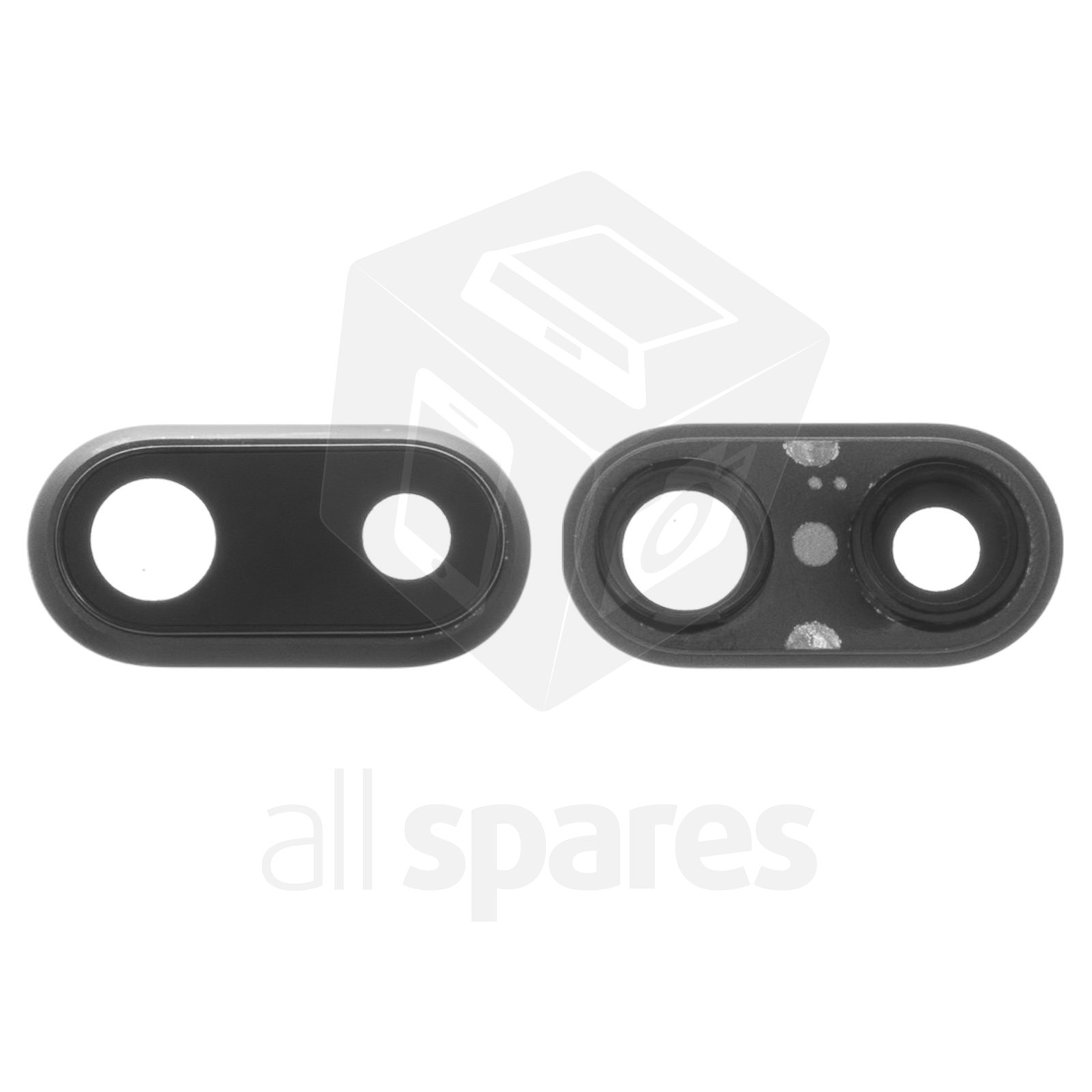 Camera Lens compatible with iPhone 8 Plus, (black, with frames) All