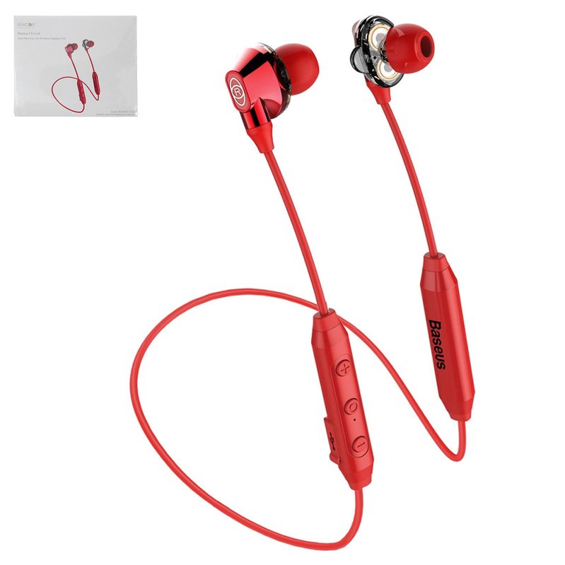 Headphone Baseus S10, (wireless, vacuum 