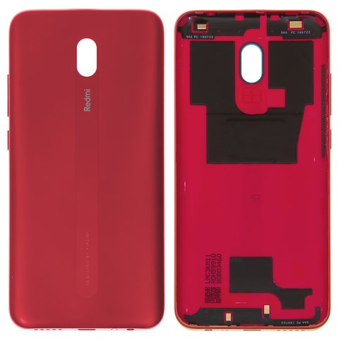 Housing Back Cover compatible with Xiaomi Redmi 8A, red, MZB8458IN, M1908C3KG, M1908C3KH 