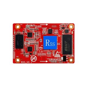 Tarjeta receptora de señal para pantallas LED Huidu HD R5S 256x512, 2x120 PIN HUB 