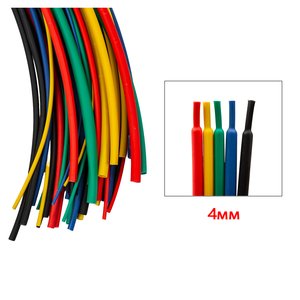 Heat Shrink Tube, 1 m, 4.0 mm, yellow 