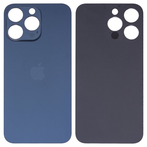 Housing Back Cover compatible with iPhone 15 Pro Max, dark blue, no need to remove the camera glass, HC, big hole 