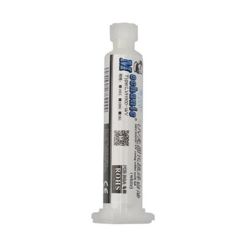 Máscara de soldadura Mechanic LVH900 WY , blanco, 10 ml, UV