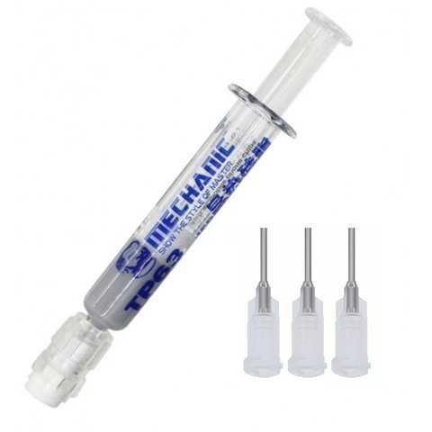 Pasta térmica Mechanic TP63, de silicona, en jeringa, 3 ml, 6.3 Вт м*К