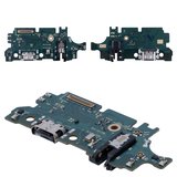 Flat Cable compatible with Samsung A155 Galaxy A15, A156 Galaxy A15 5G, M156 Galaxy M15, (charge connector, with microphone, with components, Original (PRC), charging board)