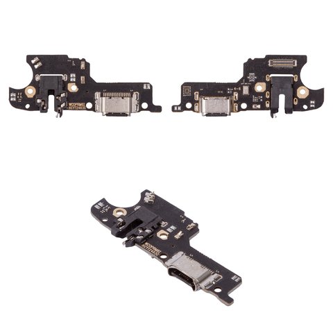 Flat Cable compatible with Realme 6i, headphone connector, charge connector, with microphone, Copy, charging board 