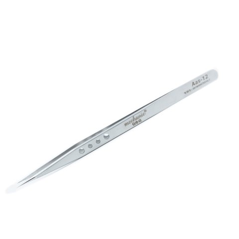 Mounting Tweezers Mechanic Aas 12, straight, 165 mm 