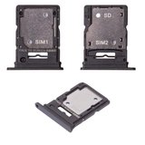 Держатель SIM-карты для Xiaomi Poco M7 Pro 5G , Redmi Note 14 5G, черный, midnight black