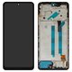 LCD compatible with Xiaomi Redmi Note 12 Pro 4G, (black, with frame, High Copy, (OLED))