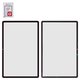 Housing Glass G+OCA PRO compatible with Samsung X800 Galaxy Tab S8 Plus Wi-Fi, X806 Galaxy Tab S8 Plus 5G, (with OCA film, black)