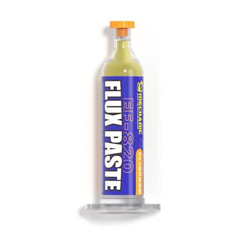Fundente en pasta Mechanic EF 820, no requiere enjuague, 20 ml, BGA 