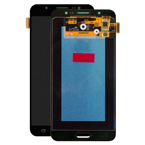 LCD compatible with Samsung J710 Galaxy J7 2016 , black, without frame, Original PRC , original glass 