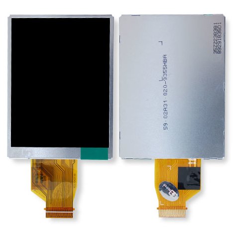 LCD compatible with Kodak M893; Fujifilm F480 FD, J50, S1000; Jenoptik JD10.0z3; Samsung S1060; Olympus FE330, FE4000, FE4010, FE46, FE5020, FE5030, X845, X890, X925, X930, X960, without frame 