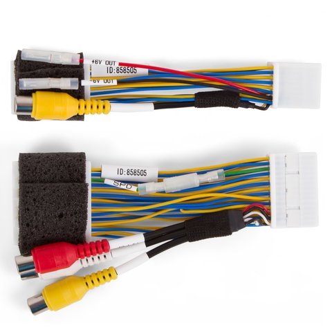 Video Cable 28 pin + 16 pin + AV input for Toyota Camry, Corolla, RAV4, Highlander, Tacoma, Prius and Scion xB, xD, tC, FR S, iQ