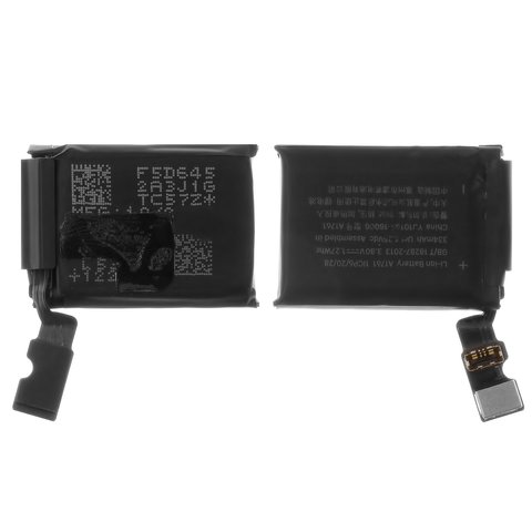 Battery A1758, A1761, A1817 compatible with Watch 2 42mm, Li ion, 3.8 V, 334 mAh, PRC 