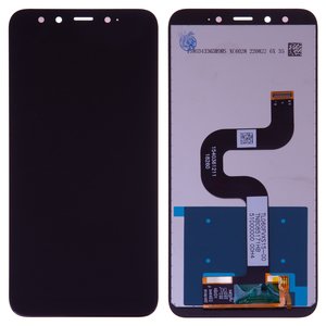 LCD compatible with Xiaomi Mi 6X, Mi A2, black, without frame, Copy, TFT  M1804D2SG, M1804D2SI 