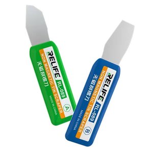 Spudger RELIFE RL 089, for BGA reballing, metal, non magnetic, 2 in 1 