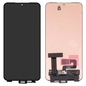 LCD compatible with Samsung S916 Galaxy S23 Plus, black, without frame, Original PRC  