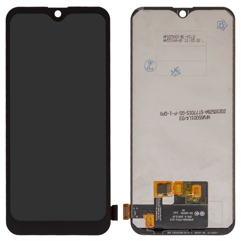 LCD compatible with Ulefone Note 8, Note 8P, black, without frame, original change glass