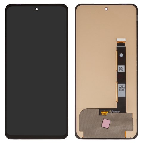LCD compatible with Motorola Moto G52, black, without frame, High Copy, OLED  