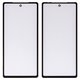 Housing Glass compatible with Google Pixel 7a, (with OCA film, black)