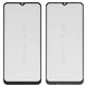Housing Glass G+OCA PRO compatible with Oppo A15, A15s, (with OCA film, black)