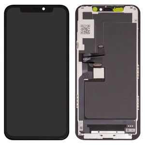 Дисплей для iPhone 11 Pro, черный, с рамкой, AAA, TFT , ZY, LTPS HD+